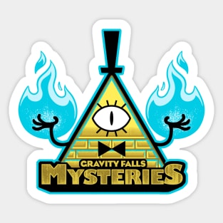 Gravity Falls Mysteries - Blue Sticker